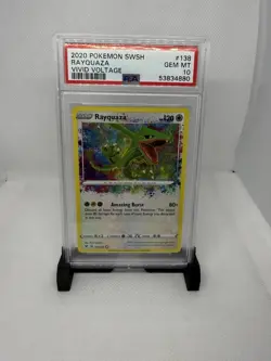 Pokemon TCG Rayquaza Vivid Voltage 138/185 Amazing Rare PSA 10 GEM MINT - Image 1