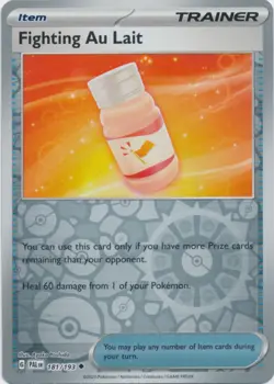 x4 Fighting Au Lait - 181/193 - Uncommon - Reverse Holo Pokemon SV02 Paldea Evol - Image 1