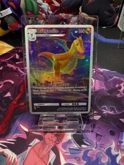 Pokemon TCG Pocket Dragonite Textured Holo Rare - Fan Art / Custom Art - Image 3