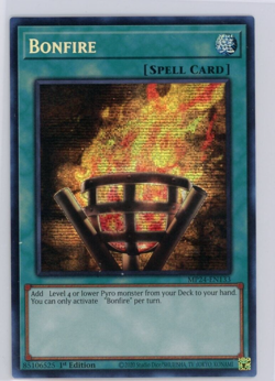 Yugioh TCG Bonfire MP24-EN133 1st Edition Prismatic Secret Rare - Image 1