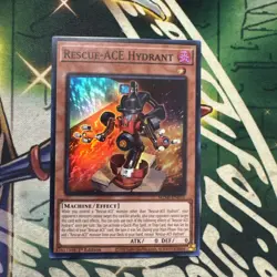 Yugioh! Rescue-ACE Hydrant MZMI-EN076 Super Rare 1st Edition NM - Image 1