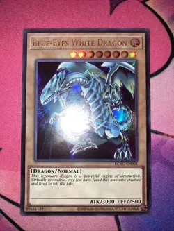 Blue-Eyes White Dragon (Version 3) LCKC-EN001 Legendary Collection Kaiba UR NM - Image 2