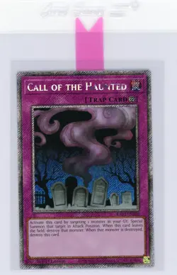 Yugioh TCG Call of the Haunted (Platinum Secret Rare) RA03-EN108 QC Bonanza - Image 1