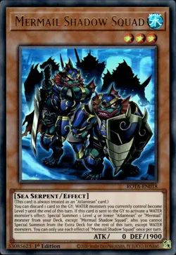 Mermail Shadow Squad - Ultra Rare 1st Edition ROTA-EN018 - NM - YuGiOh - Image 1