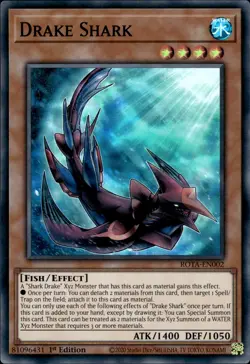 Drake Shark - Super Rare 1st Edition ROTA-EN002 - NM - YuGiOh - Image 1