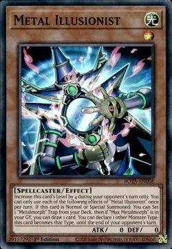 Metal Illusionist - Super Rare 1st Edition ROTA-EN008 - NM - YuGiOh - Image 1