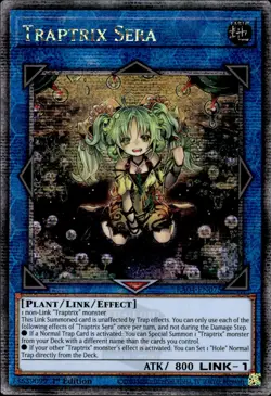Traptrix Sera - Quarter Century Secret Rare 1st Edition RA04-EN075 - YuGiOh - Image 1