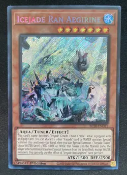Yugioh Icejade Ran Aegirine BLTR-EN081 Secret Rare NM - Image 1