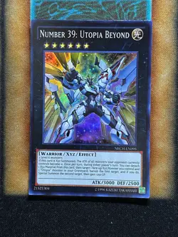 Yugioh Number 39: Utopia Beyond NECH-EN095 Super Rare NM - Image 1