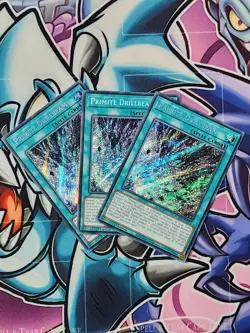 Primite Drillbeam BLMM-EN173 Secret Rare 1st Edition X3 YU-GI-OH - Image 1