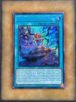 Yugioh Divine Temple of the Snake-Eye MP24-EN123 Secret Rare 1st Ed NM - Image 1