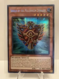 Yu-Gi-Oh! Shield of the Millennium Dynasty MP25-EN078 Prismatic Secret 1st E NM - Image 1