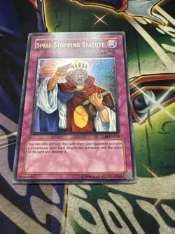 Yugioh! Spell-Stopping Statute TLM-EN058 Ultimate Rare Unlimited VLP - Image 2