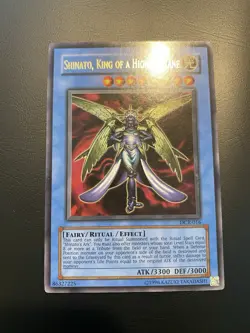 Vintage Yugioh Shinato, King of a Higher Plane DCR-016 Ultra Rare Original Print - Image 3