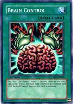 Lightly Played Brain Control - TLM-EN038 - Super Rare - Unlimited Edition - YuGi - Image 1