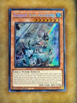 Yugioh Icejade Ran Aegirine BLTR-EN081 Secret Rare 1st Ed NM - Image 1