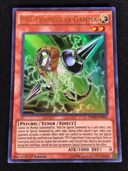 Yugioh Psy-Framegear Gamma HSRD-EN031 1st Ultra (NM) - Image 1