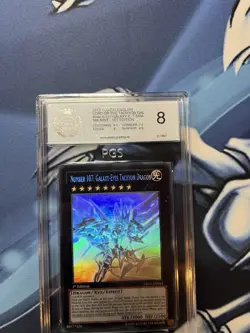 YuGiOh 2013 Number 107: Galaxy-Eyes Tachyon Dragon LTGY-EN044 PGS 8 Ghost Rare - Image 1