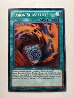 Fusion Substitute - FUEN-EN041 - Super Rare - 1st Edition - *VLP* YUGIOH - Image 1