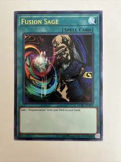Yugioh - Fusion Sage (Ultra Rare) (Unlimited) - LCKC-EN089 LP / MP - Image 1