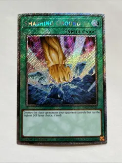 Yu-Gi-Oh! TCG 1x Smashing Ground (Platinum Secret Rare) RA03-EN135 x1 - Image 1