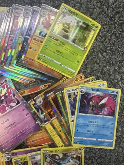 Massive Korean Holo Pokemon Card Bundle 127 Cards - Image 4