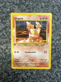 Pokemon Cards: 1st Edition Neo Destiny Common: Slugma 82/105 - Image 1