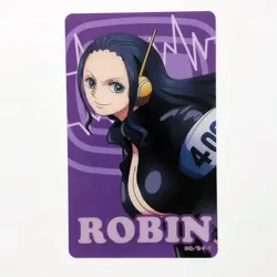 M684 Nico Robin Japanese One Piece Egghead Clear Card Collection - Image 1