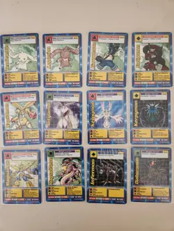 2000 Digimon The Movie 12 Card set Near Mint or Better. - Image 1