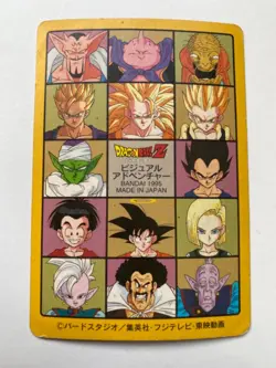 🇯🇵 DRAGON BALL Z Visual Adventure Card Son Goku BANDAI 95 DBZ 1995 DBZ 216 - Image 2