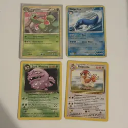 75 Pokemon cards lot bulk DAMAGED Mid Era Base Set - Image 2