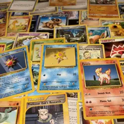 75 Pokemon cards lot bulk DAMAGED Mid Era Base Set - Image 5