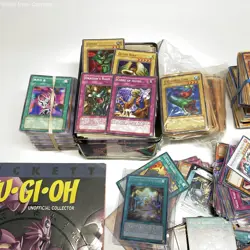 9.1 Lbs. Lot of Assorted Yu-Gi-Oh! Cards w/ Beckett Unofficial Collector's Guide - Image 2
