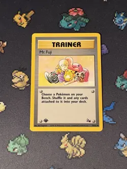 Pokemon Cards Mr. Fuji 58/62 Fossil FIRST EDITION WOTC - (NM) - Image 1