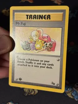 Pokemon Cards Mr. Fuji 58/62 Fossil FIRST EDITION WOTC - (NM) - Image 2