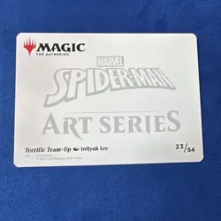 Terrific Team-Up Art Card Marvel's Spider-Man NM MTG FAST SHIP - Image 2