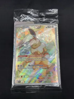 Pokemon Card TCG Eevee 173 SVP Prismatic Evolutions ETB Promo Card Pack SEALED - Image 1