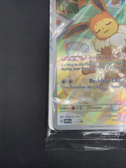Pokemon Card TCG Eevee 173 SVP Prismatic Evolutions ETB Promo Card Pack SEALED - Image 4