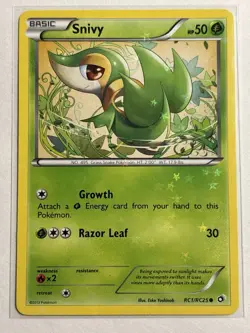 Snivy RC1/RC25 - Legendary Treasures Radiant Collection Pokemon Card - Image 1
