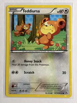 Teddiursa RC15/RC25 - Legendary Treasures Radiant Collection Pokemon Card - Image 1