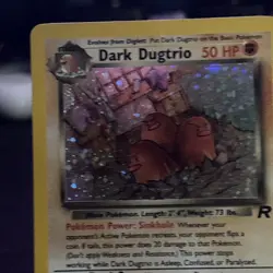 Pokemon card Dark Dugtrio Holo 2000 6/82 Team Rocket VINTAGE LP - Image 4