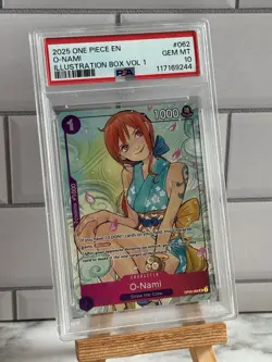 O-Nami (Illustration Box Vol.1) OP05-062 One Piece Promotion Cards PSA 10 - Image 1