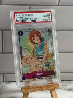 O-Nami (Illustration Box Vol.1) OP05-062 One Piece Promotion Cards PSA 10 - Image 1