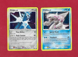 DIALGA & PALKIA #DP 26 & 27--BLACK STAR PROMO HOLO POKEMON CARDS - Image 1