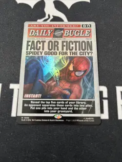 Foil Secret Lair Fact Or Fiction x1 Magic Cards MTG Spider-Man - Image 1