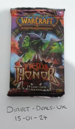 WoW TCG Fields Of Honor Sealed Booster Pack - Loot Cards U - Trusted UK Seller - Image 4