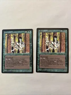 MTG Magic the Gathering Card LP - Scarwood Bandits The Dark X2 - Image 1