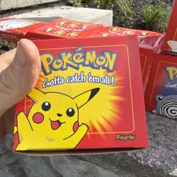 Pokemon 23k Burger King Gold Plated Trading Card Set Red Box Lot Of 6 - Sealed - Image 5