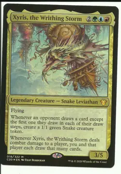 1X MTG Magic the Gathering XYRIS, THE WRITHING STORM Commander 2020 MYTHIC FOIL - Image 1