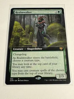 Realmwalker (Extended Art) Kaldheim Regular Magic the Gathering - Image 1